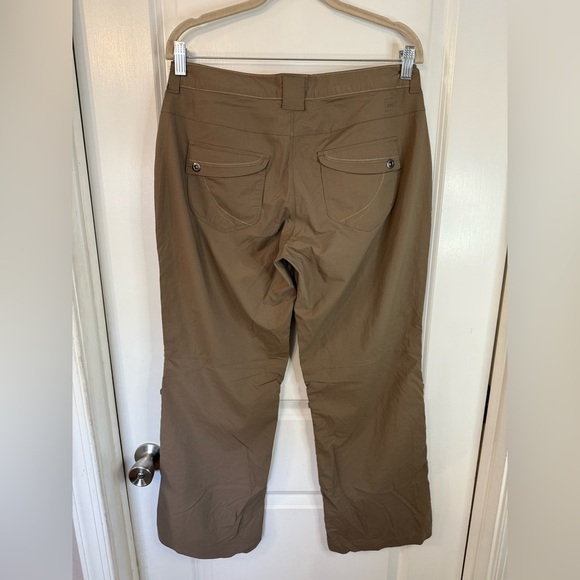 REI Women’s Brown Poplar Roll-Up Pants - Size 10 Petite - Picture 4 of 8